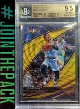 JA MORANT 2019-20 SELECT GOLD WAVE PRIZM SP ROOKIE COURTSIDE BGS 9.5/10 GEM GRIZZLIES